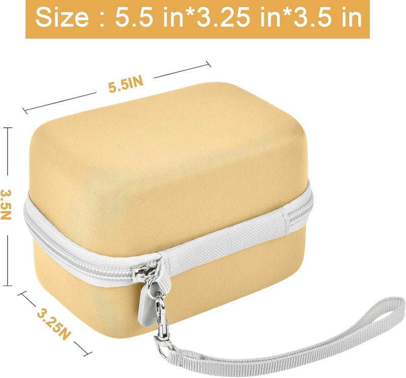 Grapsa Digital Camera Case Compatible with KODAK EKTAR H35 H35N Half Frame Film Camera, Storage Holder Organizer for Kodak Ultra F9 M35 M38 Paper Shoot kamera, 35mm Film Rolls (Box Only) - Yellow - Image 5
